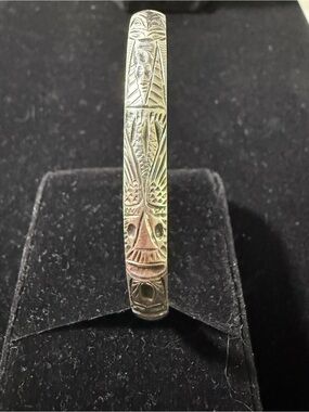 Southwestern Native Sterling Silver Cuff